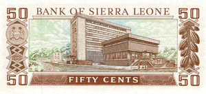 Sierra Leone / P-04e /  50 Cents / 04.08.1984