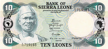 Sierra Leone P-8c 10 Leones 04.08.1984