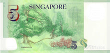 Singapore / P-47a / 5 Dollars / ND (2005) / POLYMER-PLASTIC