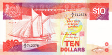 Singapore / P-20 / 10 Dollars / ND (1988)
