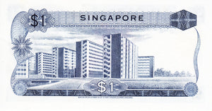 Singapore / P-01d / 1 Dollar / ND (1972)