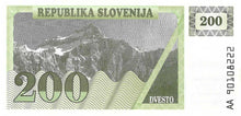 Slovenia P-7a 200 (Tolarjev) (19)90