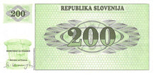 Slovenia / P-07a / 200 (Tolarjev) / (19)90