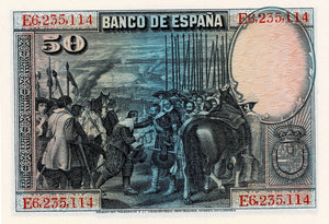 Spain / P-075b / 50 Pesetas / 15.08.1928