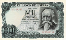 Spain P-154 1000 Pesetas 17.09.1971