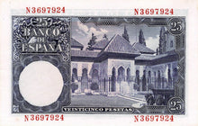 Spain / P-147a / 25 Pesetas / 22.07.1954