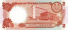 Sierra Leone / P-06e / 2 Leones / 01.05.1980