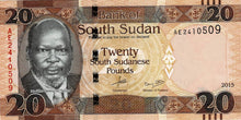 South Sudan P-13a 20 Pounds 2015