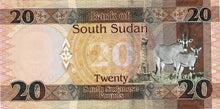 South Sudan / P-13a  / 20 Pounds / 2015