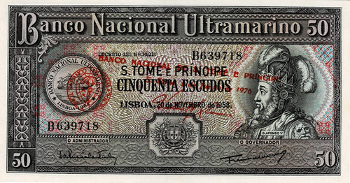 Saint Thomas and Prince Islands P-45 50 Escudos 01.06.1976
