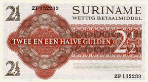 Suriname / P-117b / 2 1/2 Gulden / 02.07.1967