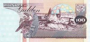 Suriname / P-139b / 100 Gulden / 10.02.1998