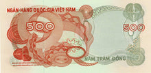 South Viet Nam / P-28a / 500 Dong / ND (1970)