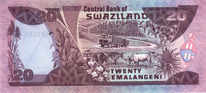 Swaziland / P-17a / 20 Emalangeni / 19.04.1989 / COMMEMORATIVE