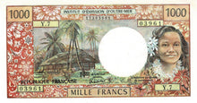 Tahiti P-27d 1000 Francs ND (1985)