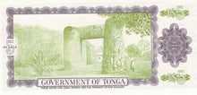 Tonga / P-21c / 5 Pa'anga / 30.06.1989 rare