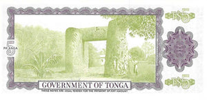 Tonga / P-21b / 5 Pa'anga / 15.04.1980 rare