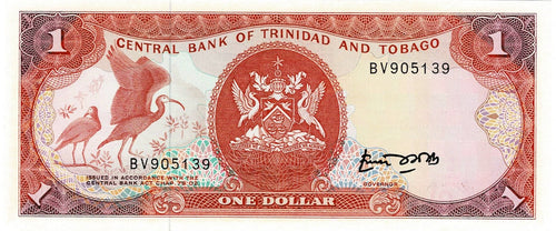 Trinidad and Tobago P-36a 1 Dollar ND (1985)