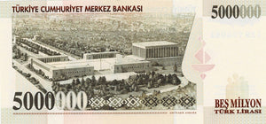 Turkey / P-210b / 5'000'000 Lira / L 1970 (1997)