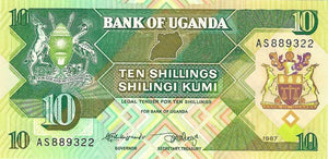 Uganda P-26 10 Shillings 1987