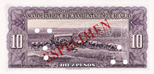 Uruguay / P-037cs / 10 Pesos / L 1939 / SPECIMEN