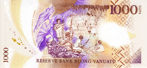 Vanuatu / P-13 / 1000 Vatu / ND (2014) / POLYMER-PLASTIC
