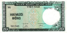 South Viet Nam P-16a 20 Dong ND (1964)