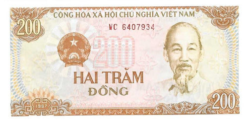 Viet Nam P-100 200 Dong 1987