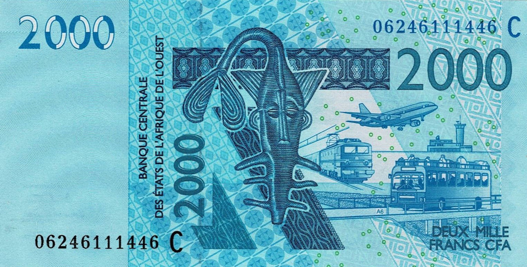West African States P-316Ca 2'000 Francs 2003