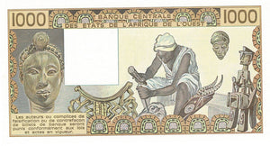 West African States / Togo / P-807Tb / 1000 Francs / 1981