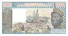 West African States / Mali / P-407Dc / 5'000 Francs / 198i