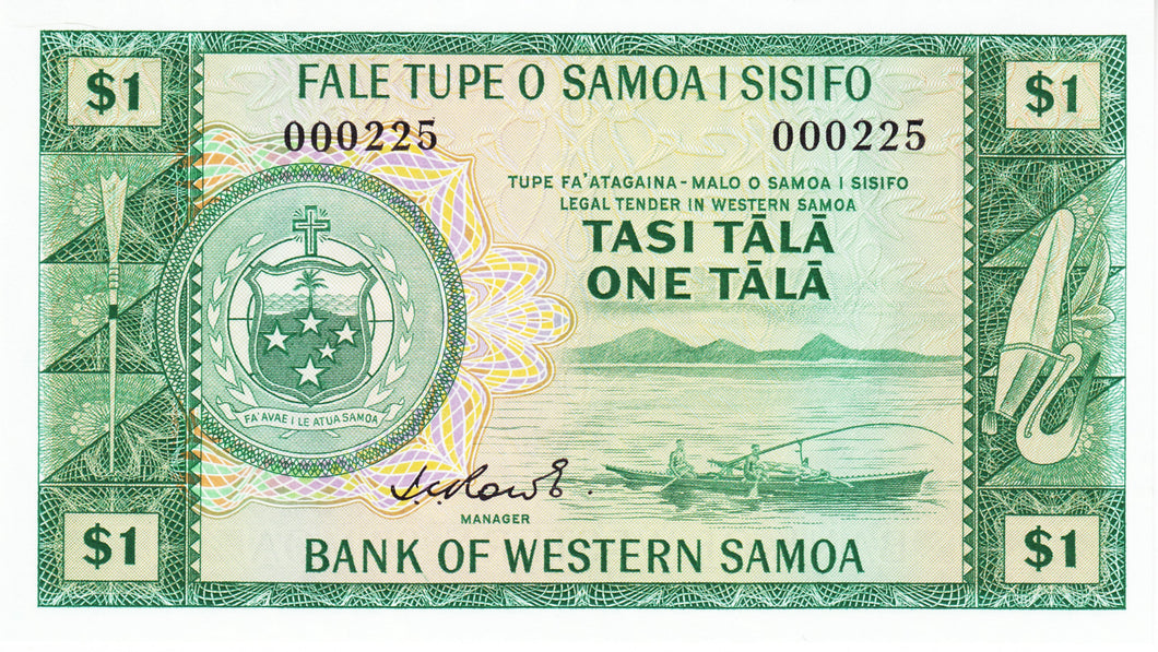 Western Samoa / P-16a / 1 Tala / ND (1967)