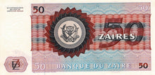 Zaire / P-25a / 50 Zaires / 04.02.1980