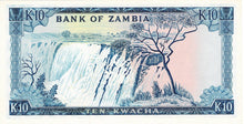 Zambia / P-22a / 10 Kwacha / ND (1976)