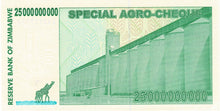 Zimbabwe / P-62 / 25 Billion Dollars / 15.05.2008