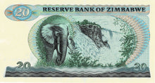 Zimbabwe / P-04d / 20 Dollars / 1994